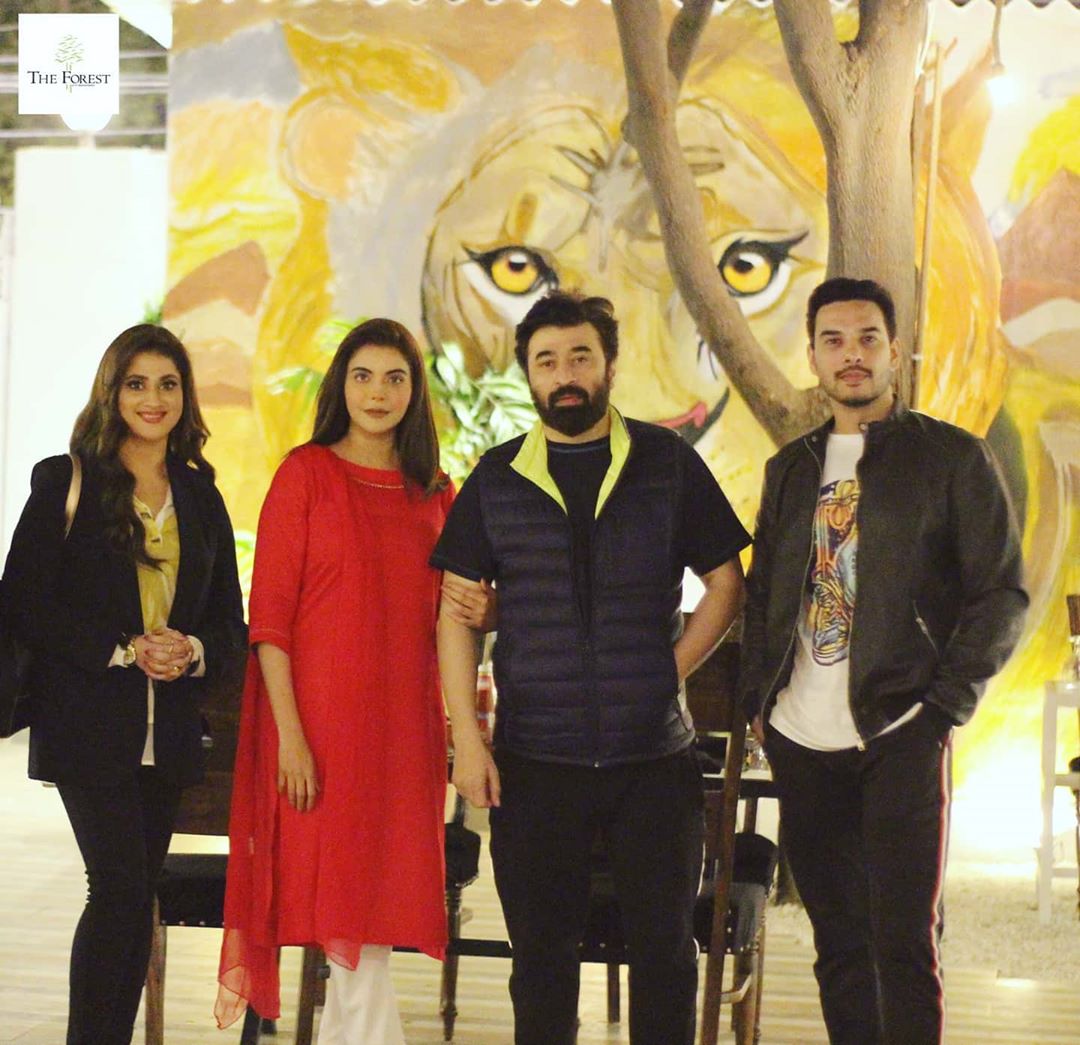 Celebrities Spotted at Yasir Nawaz and Arsalan's The Forest Restaurant in Karachi