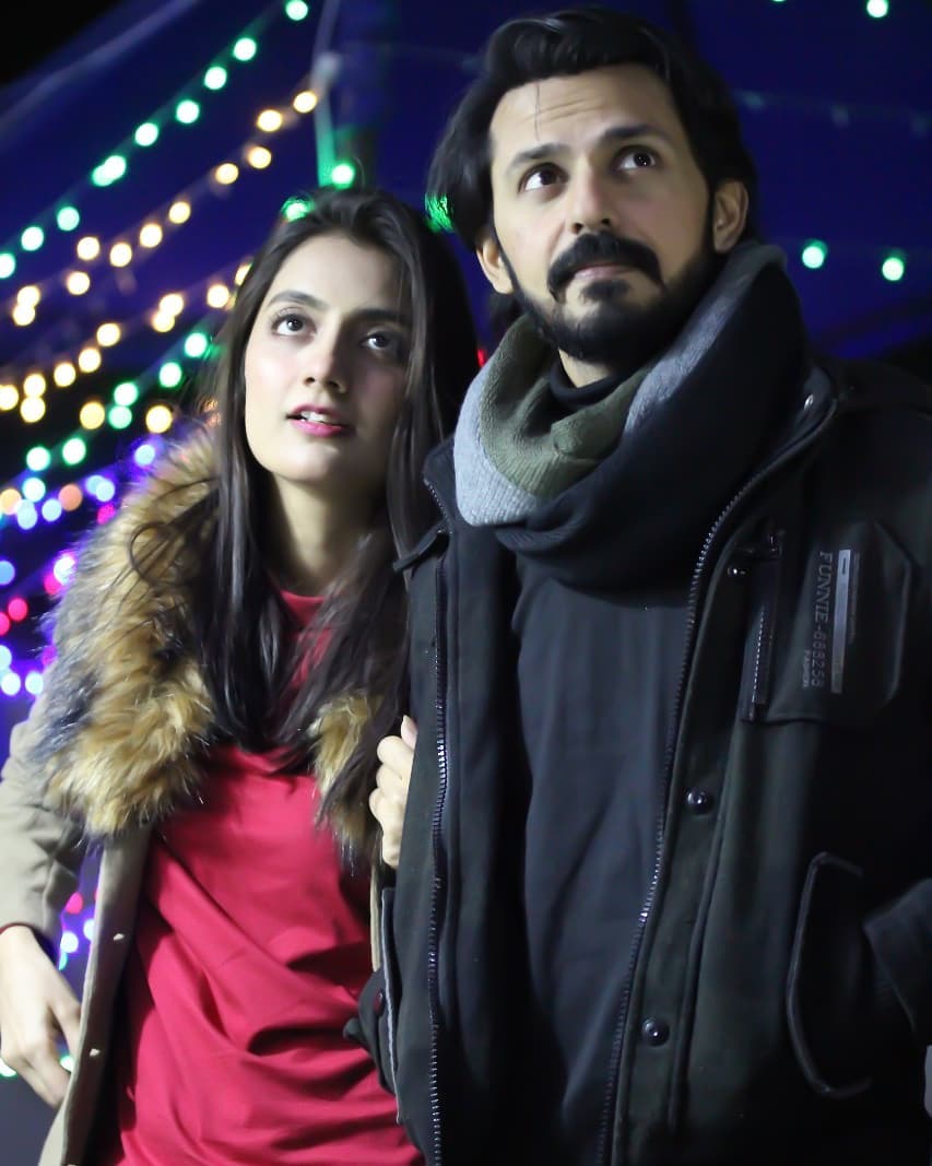 Actors Bilal Qureshi and Uroosa Bilal Latest Beautiful Clicks