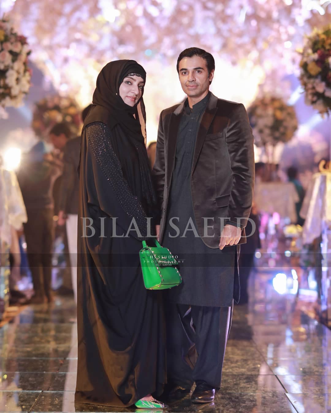 Beautiful Clicks of Pakistani Cricketers with their Wives At Wedding of Wahab Riaz Sister