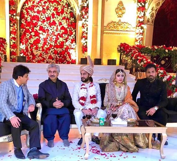 Sister Riaz Beautiful Clicks of Pakistani Cricketers with their Wives At Wedding of ...