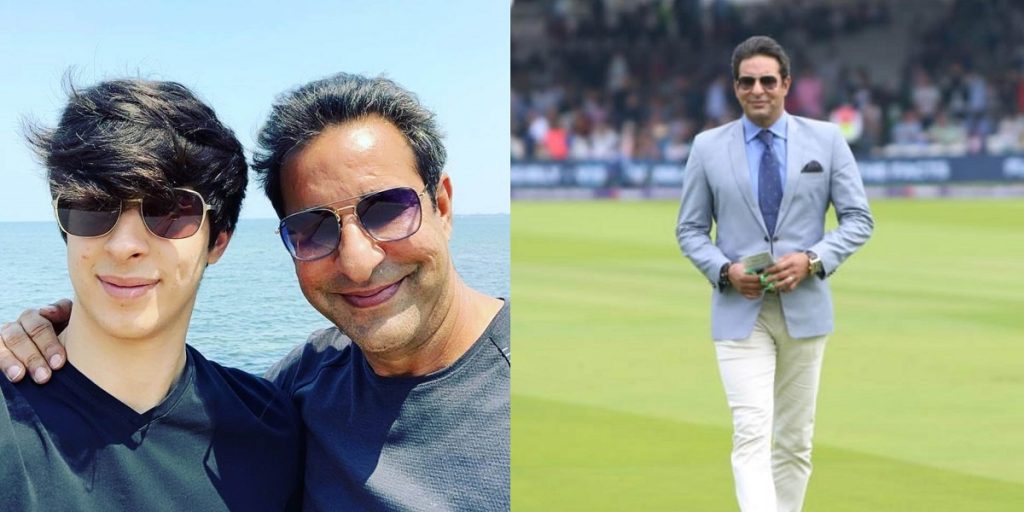 Waseem Akram Spends Time With His Son In Australia