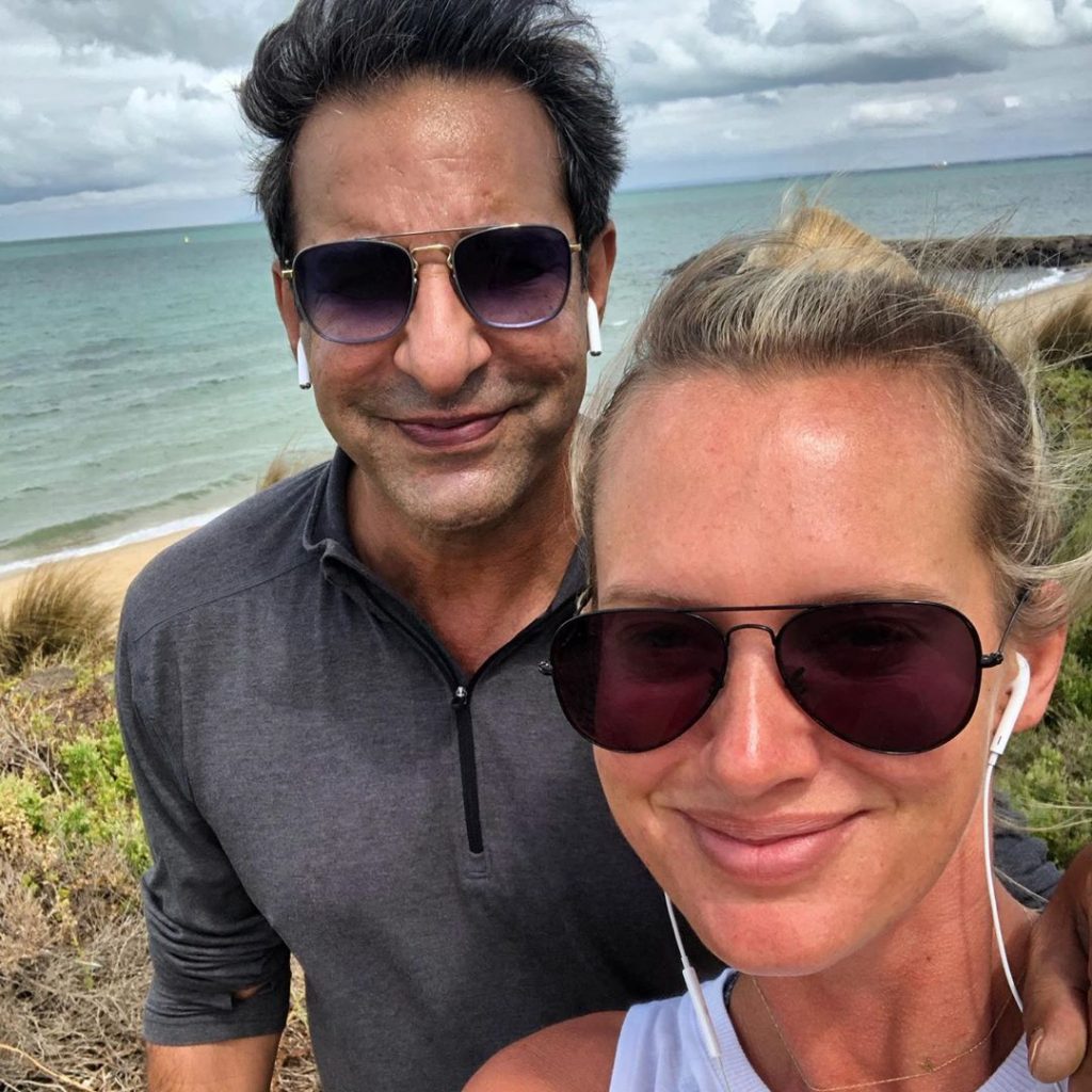 Wasim Akram Lauded Shaniera's Successful Mission For Clean Beach