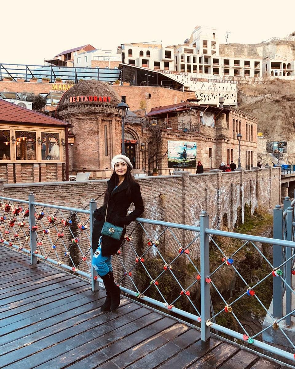 Actress Zarnish Khan Enjoying Winter Vacations with Her Friend in Georgia