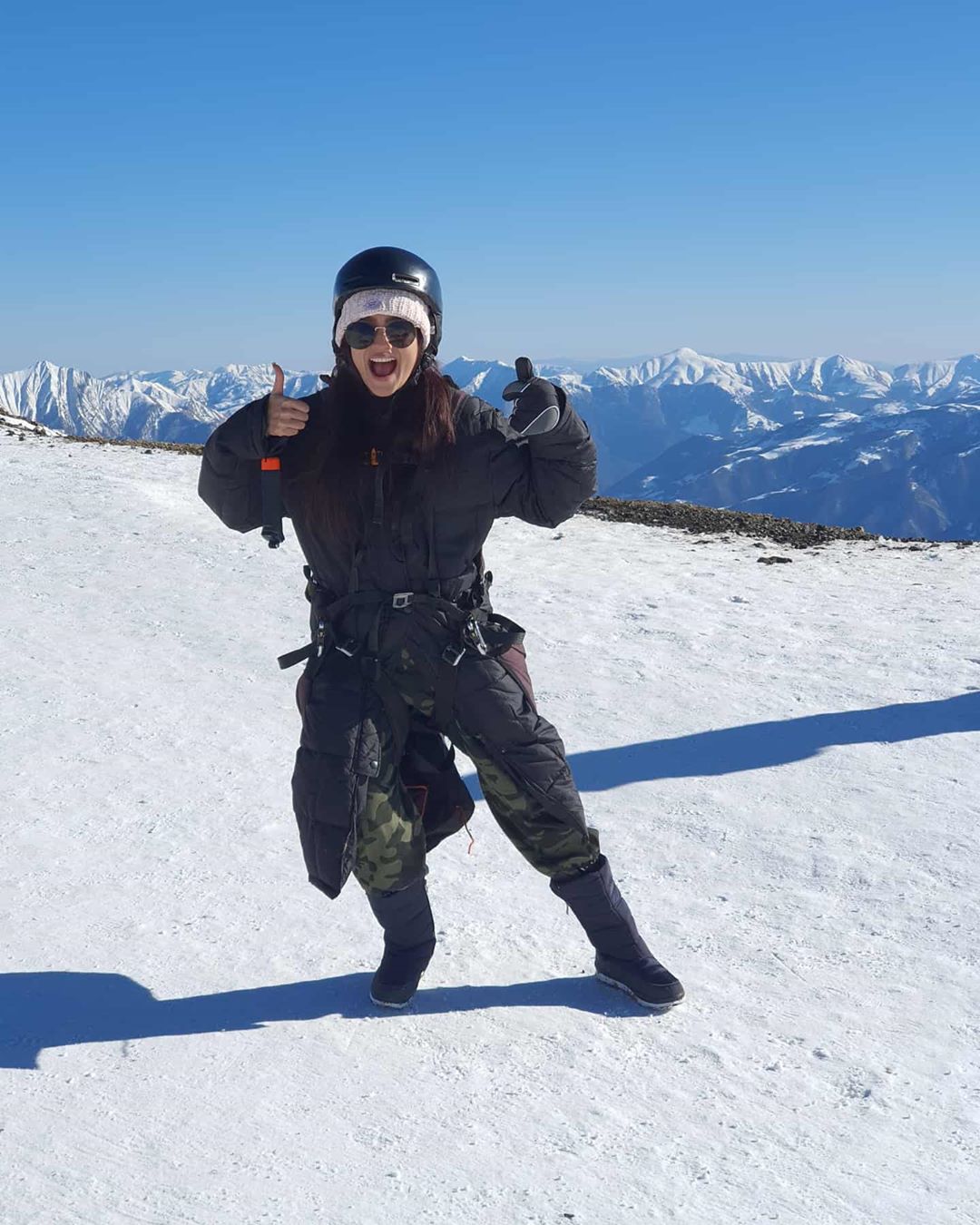 Actress Zarnish Khan Enjoying Winter Vacations with Her Friend in Georgia