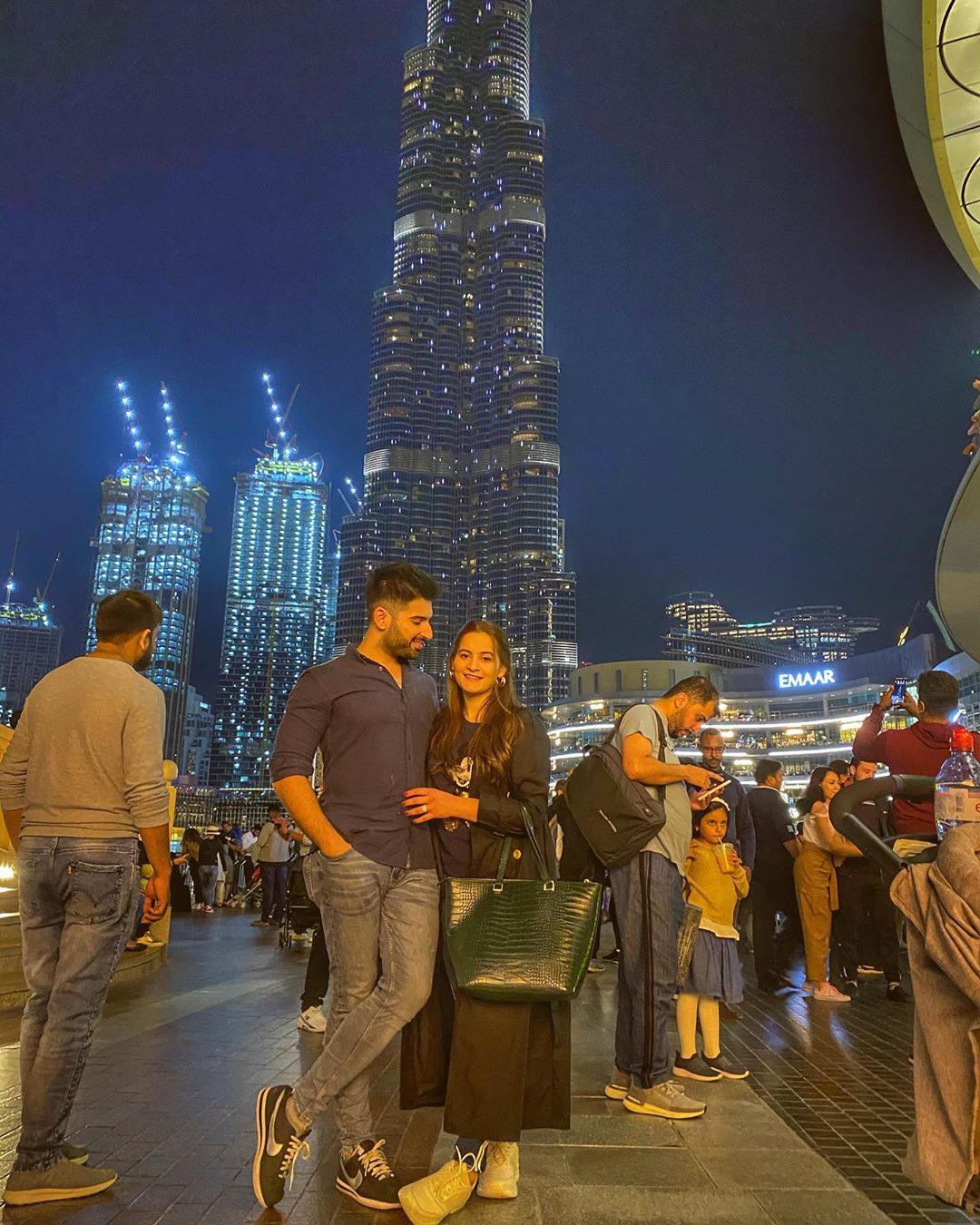 Aiman Khan's and Muneeb Butt Beautiful Pictures from Dubai