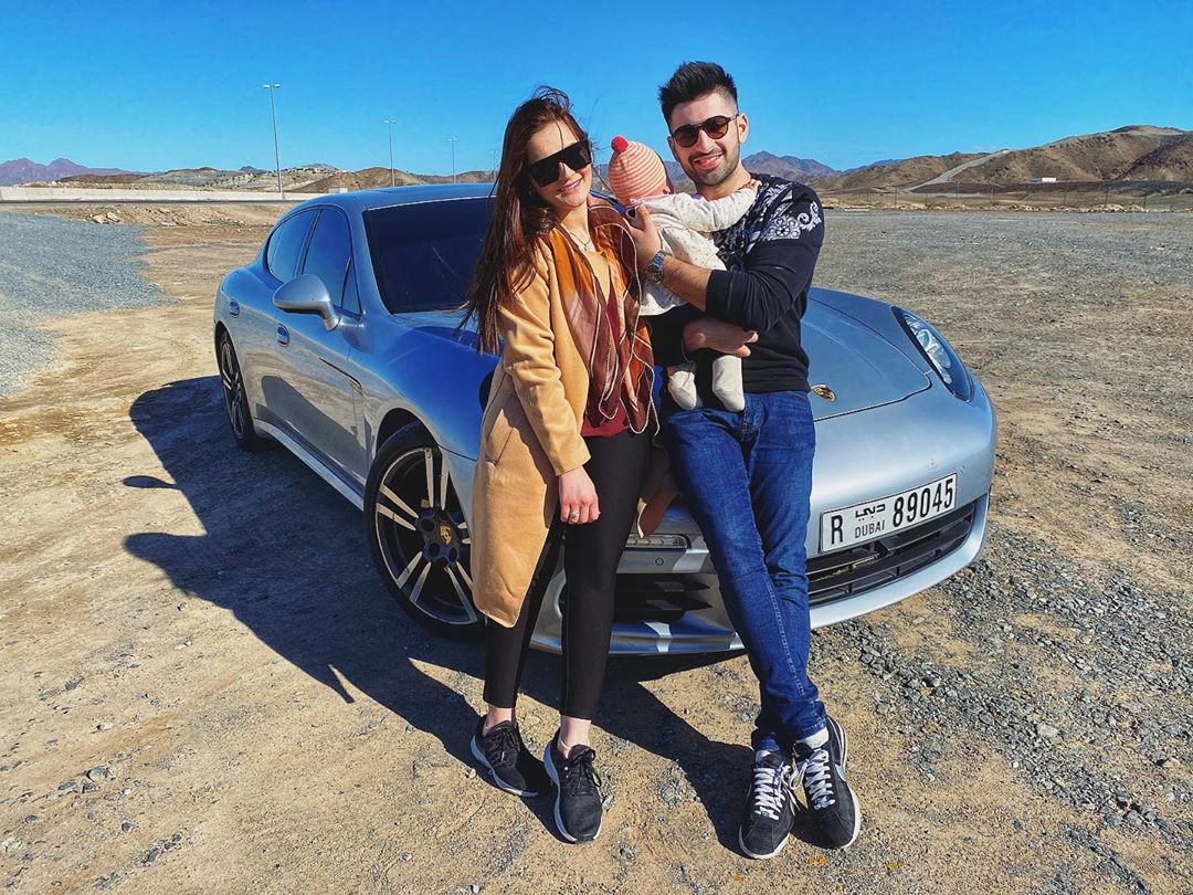 Aiman Khan's and Muneeb Butt Beautiful Pictures from Dubai