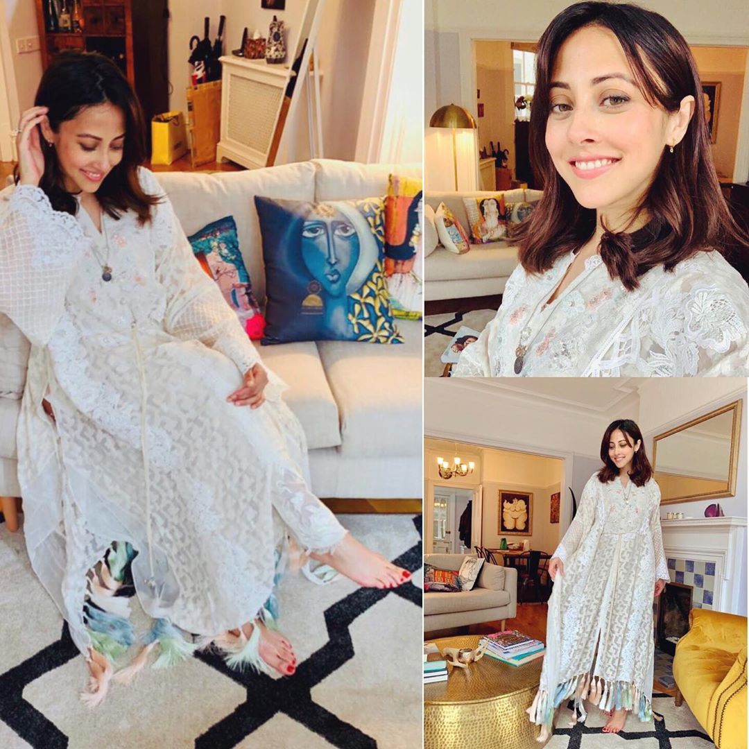 Actress Ainy Jafferi Latest Clicks with her Husband