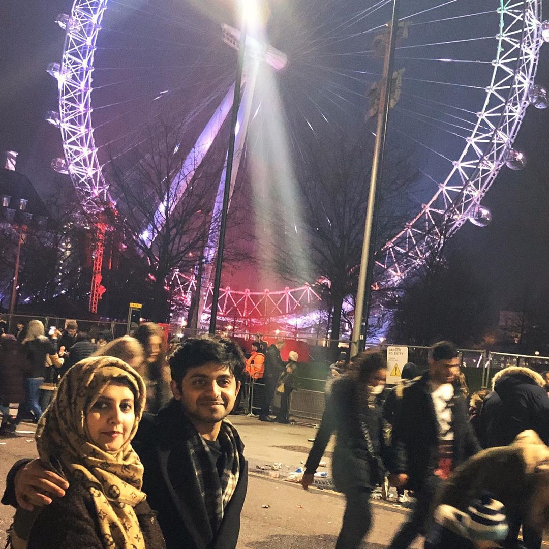 Bushra Amir Enjoyiing Winter Vacations with her Family in London