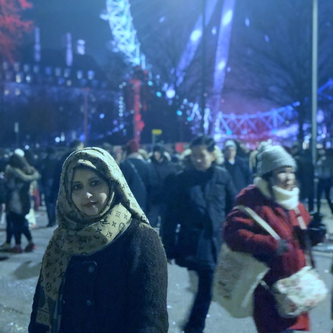 Bushra Amir Enjoyiing Winter Vacations with her Family in London