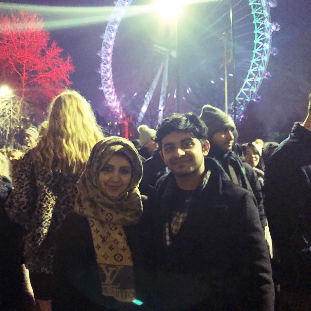 Bushra Amir Enjoyiing Winter Vacations with her Family in London