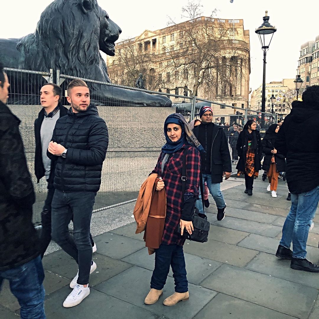 Bushra Amir Enjoyiing Winter Vacations with her Family in London