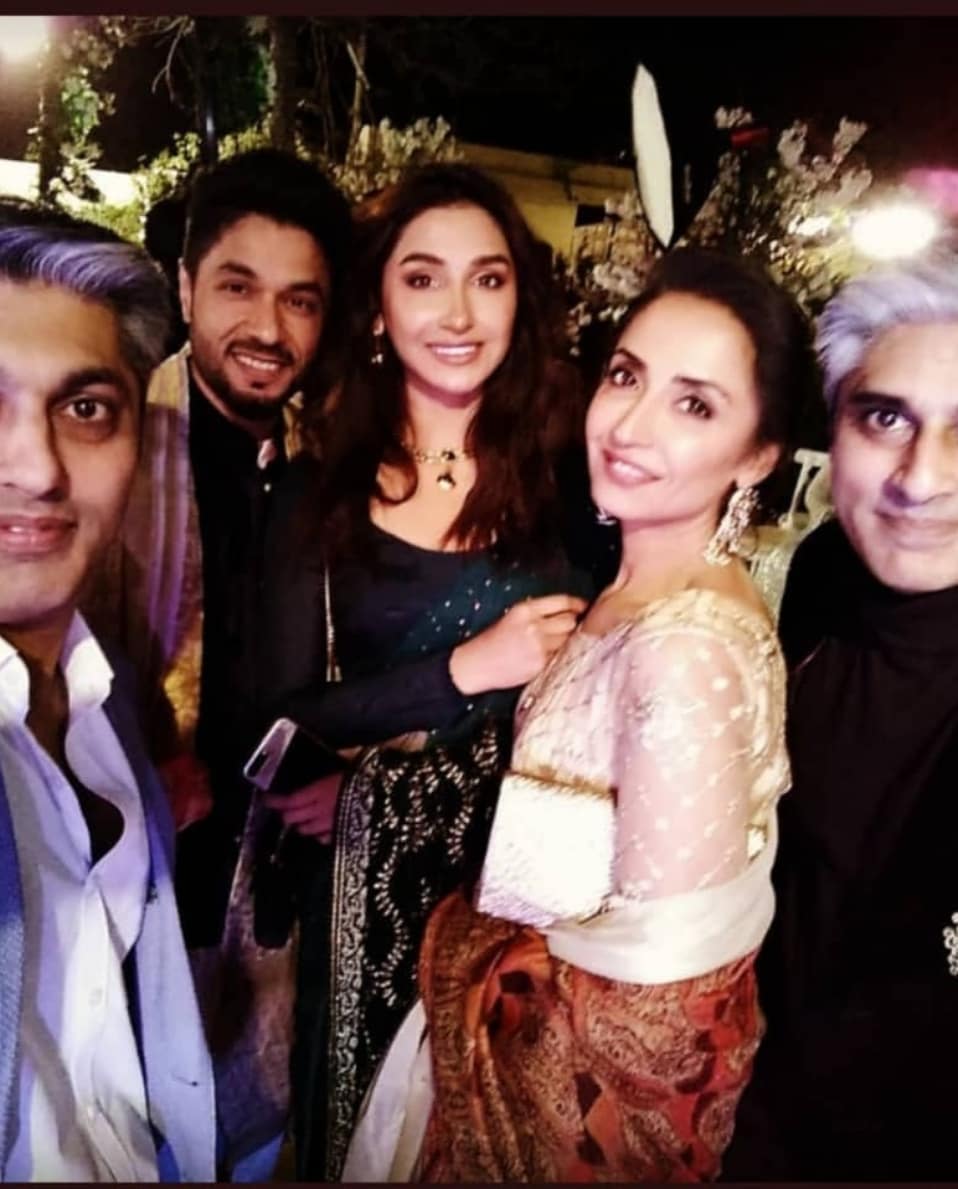 Ali Safina with his Wife Hira Tareen Latest Clicks at a Recent Wedding Event
