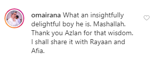 Mahira Khan's Son Azlaan Is A Wise Child