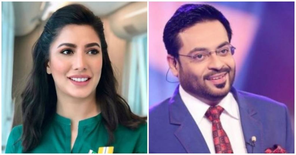 Aamir Liaquat Hussain & Mehwish Hayat get into another ugly Twitter spat