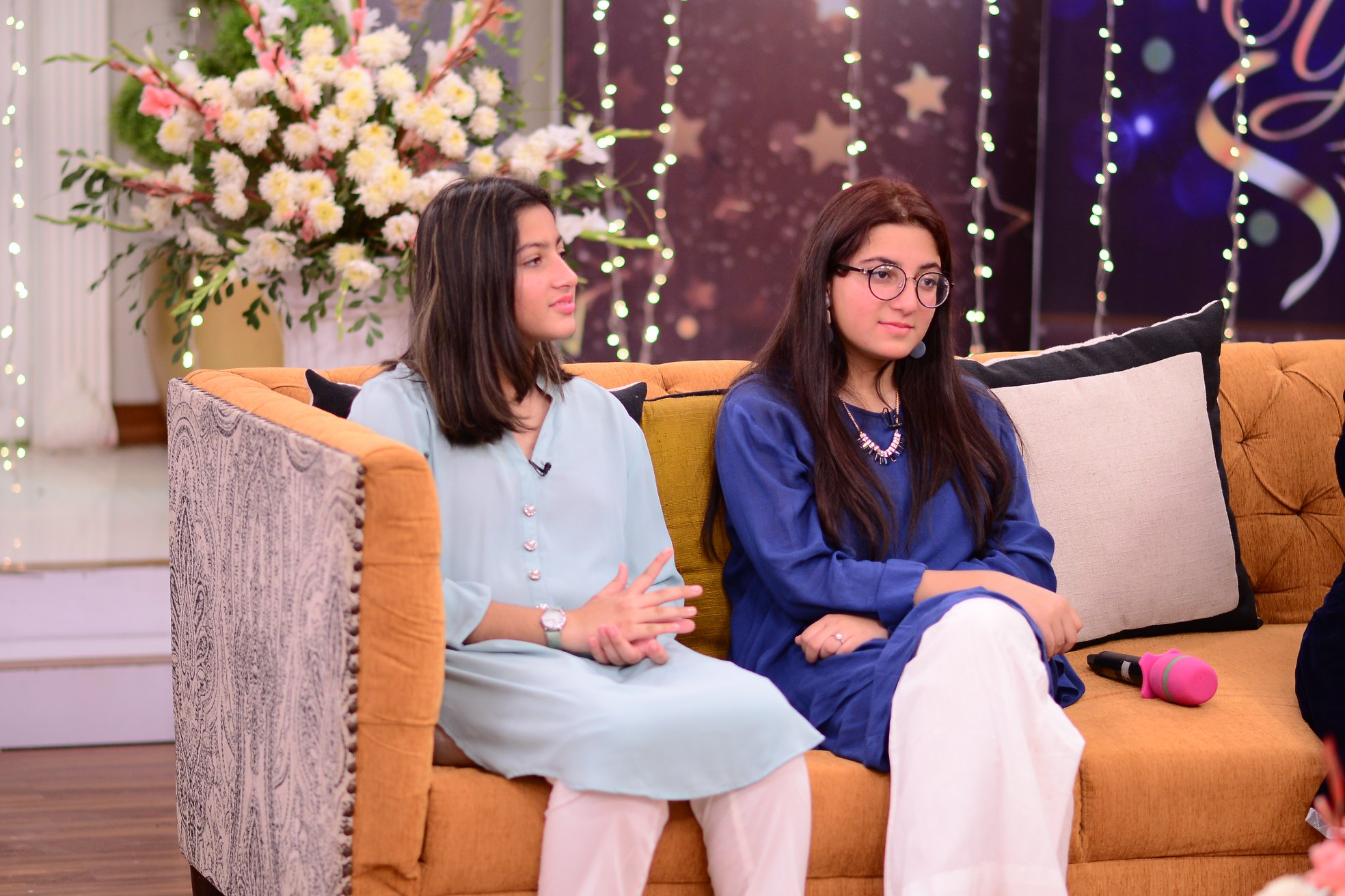 Shagufta Ijaz and Javeria Saud with their Daughters in Nida Yasir Morning Show