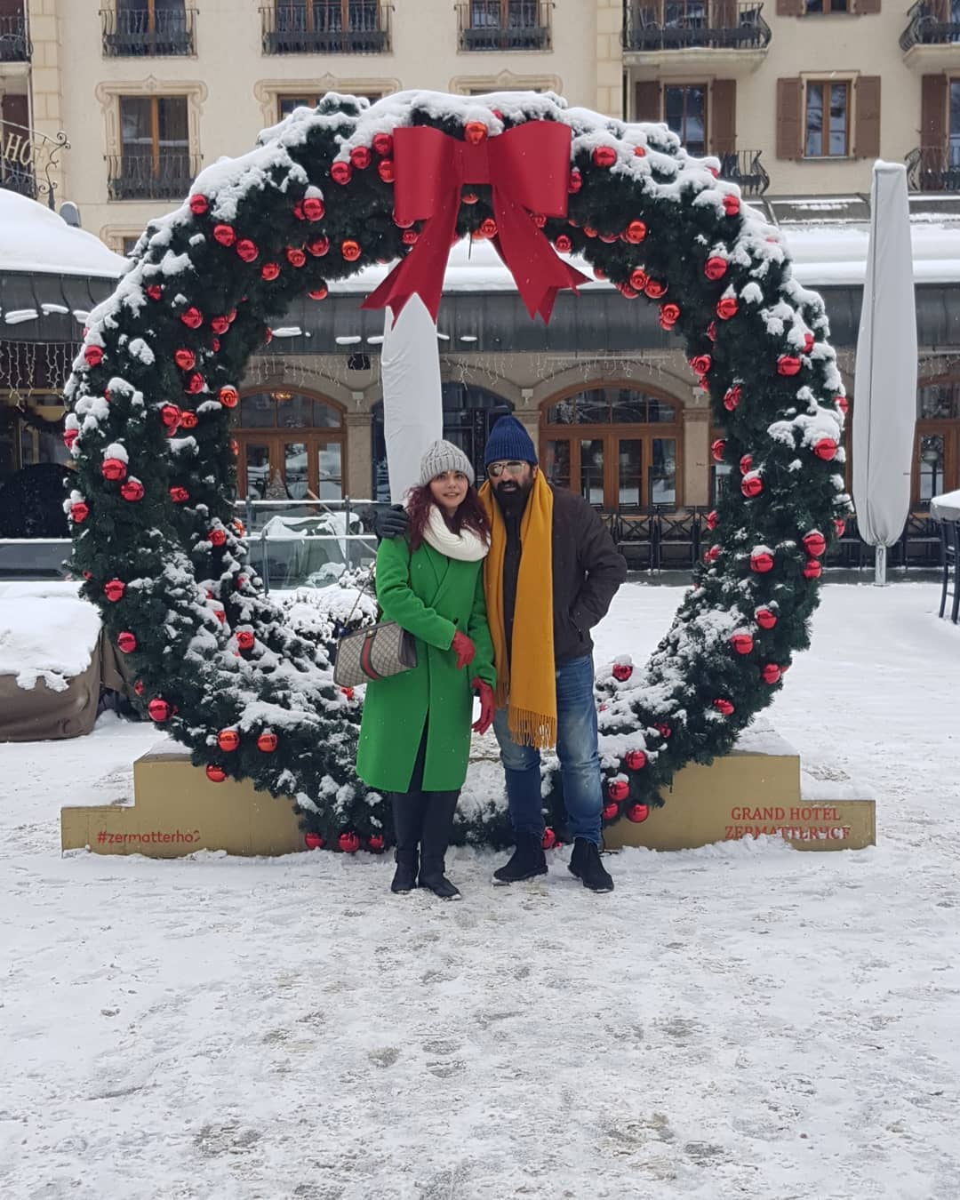 Beautiful Couple Nida Yasir and Yasir Nawaz Pictures from Switzerland