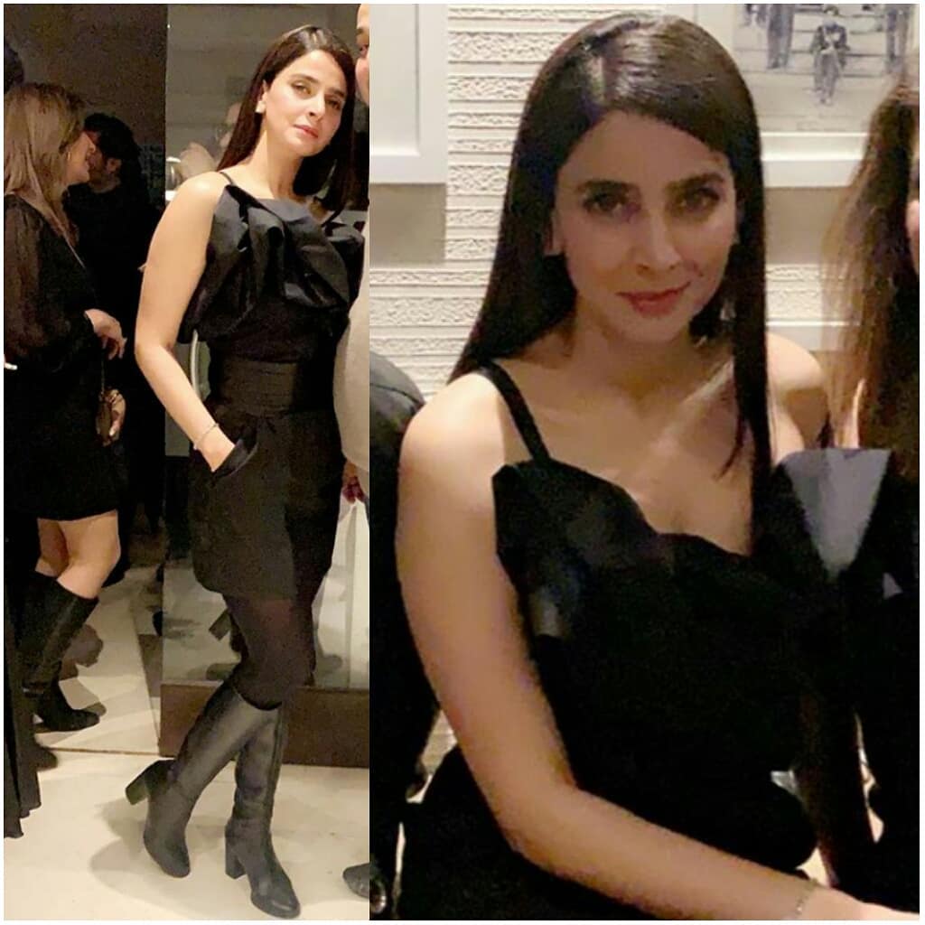 Beautiful Saba Qamar Spotted at a Birthday Party Last Night