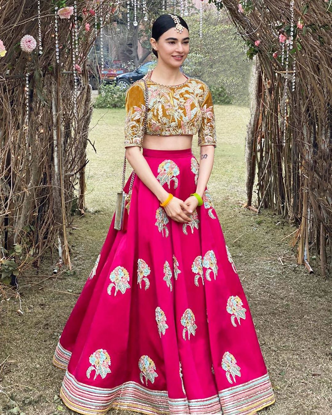 Actress Saheefa Jabbar Spotted at a Recent Wedding Event