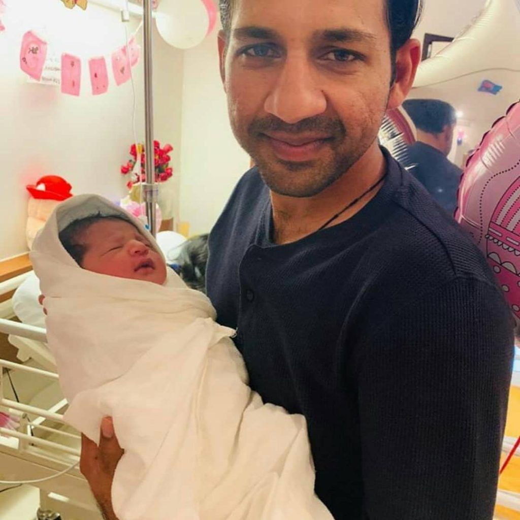 Cricketer Sarfaraz Ahmed Welcomes Baby Girl