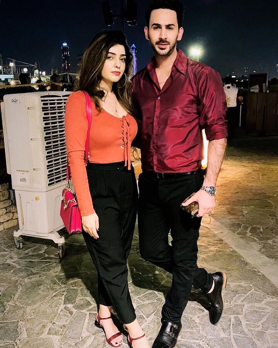 Actor Shan Baig Latest Clicks with his Wife Michelle