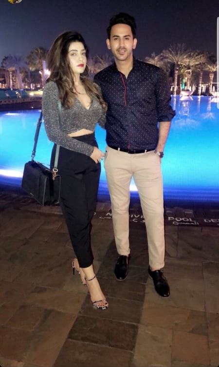 Actor Shan Baig Latest Clicks with his Wife Michelle