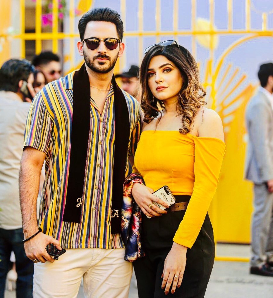 Actor Shan Baig Latest Clicks with his Wife Michelle