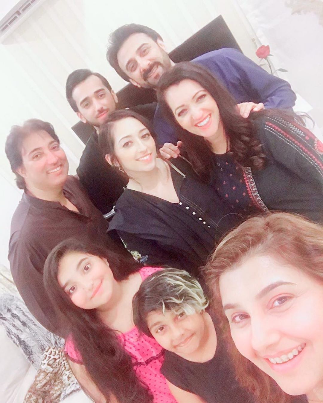 Actress Tasmina Sheikh with her Family Invited at Javeria Saud Home