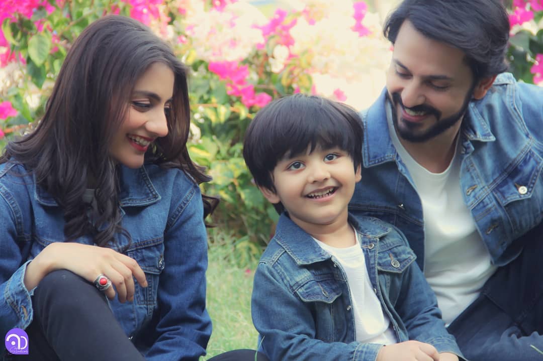 Bilal Qureshi and Uroosa Bilal Latest Beautiful Pictures with their Son