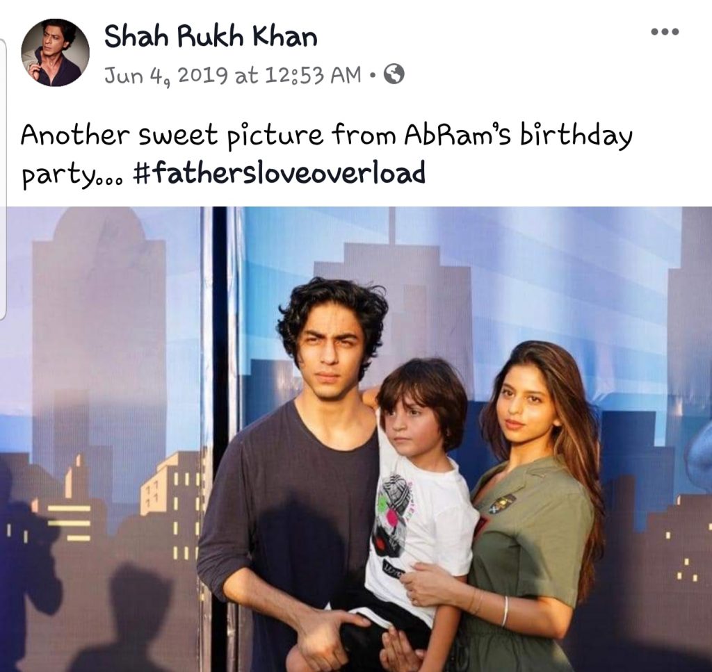10 Beautiful Moments that Shahrukh Shared with Family - 2020