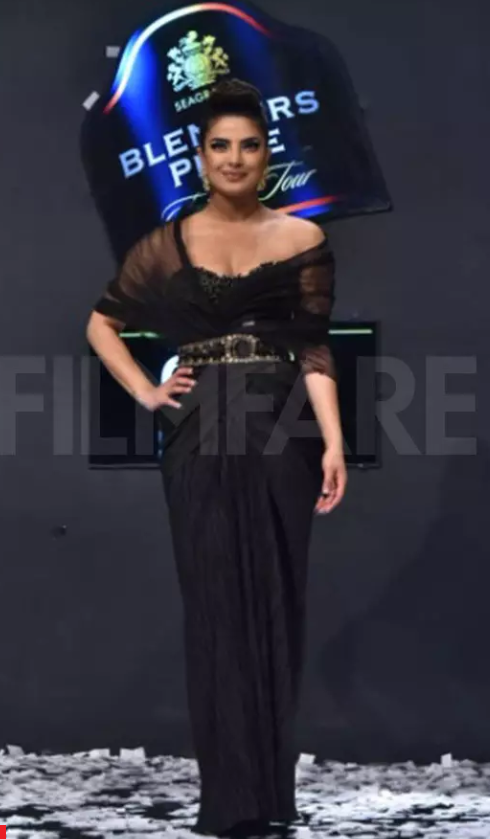 Priyanka Chopra Jonas Flaunts in Black as a Showstopper