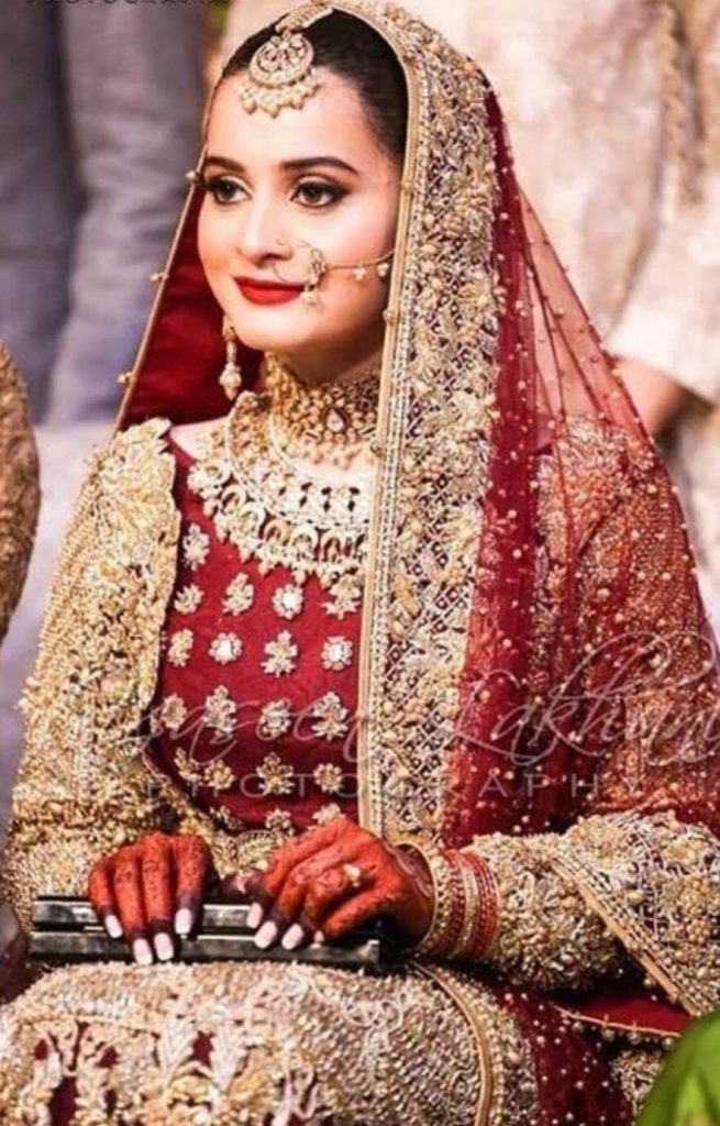 Pakistani Celebrity Brides Who Went For Heavy Bridal Makeup | Reviewit.pk