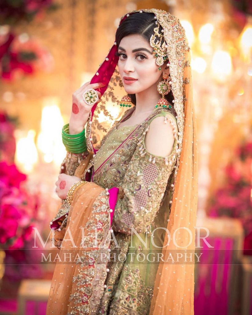 Beautiful Bridal Photo Shoot of Actress Anmol Baloch | Reviewit.pk