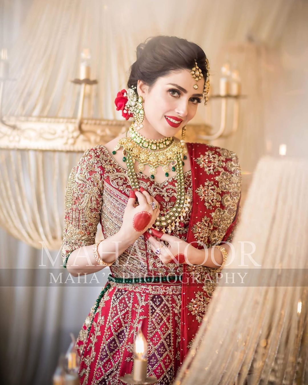 Beautiful Actress Ayeza Khan's Latest Bridal Photo Shoot