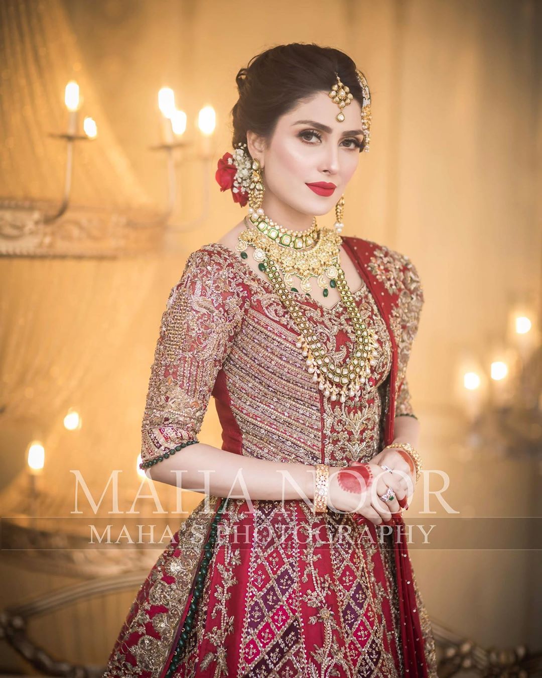 Beautiful Actress Ayeza Khan's Latest Bridal Photo Shoot