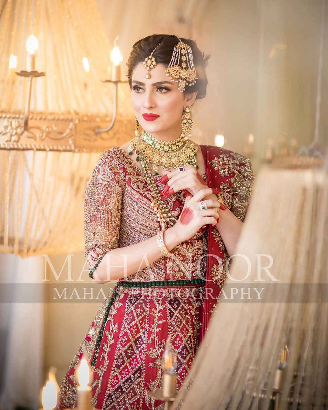 Beautiful Actress Ayeza Khan's Latest Bridal Photo Shoot