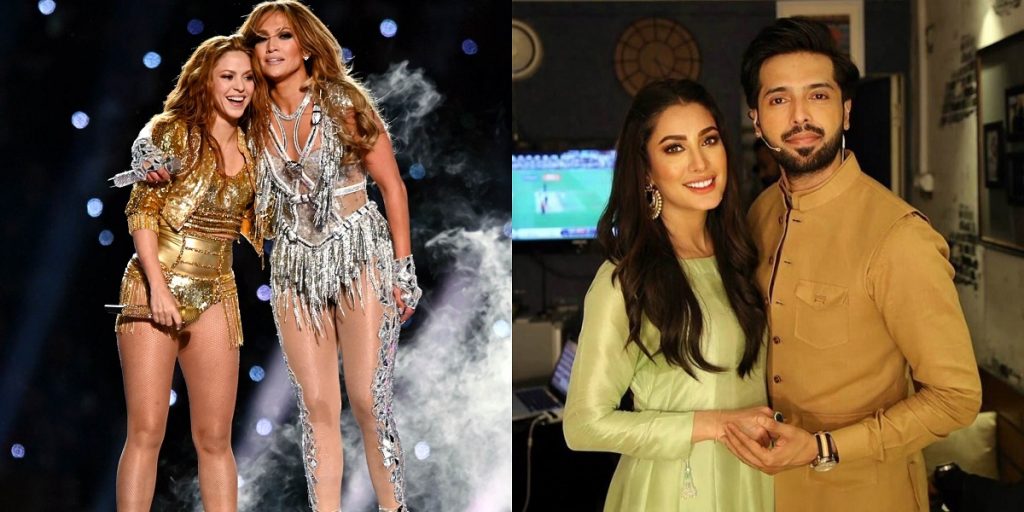 Fahad Mustafa and Mehwish Hayat Praise JLo and Shakira's Performance
