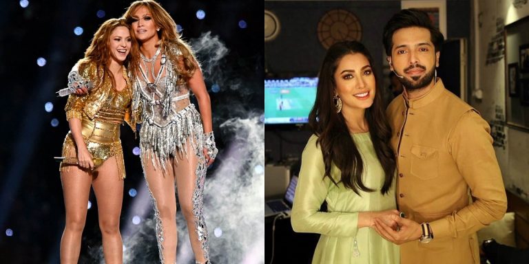 Fahad Mustafa and Mehwish Hayat Praise JLo and Shakira’s Performance