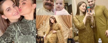 Latest Beautiful Pictures of Aiman Khan with her Daughter Amal Muneeb