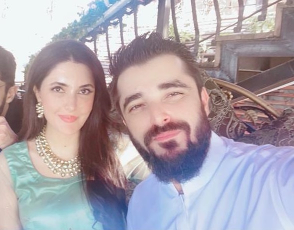 Naimal Khawar & Hamza Ali Abbasi Stun At Naimal's Sister's Wedding