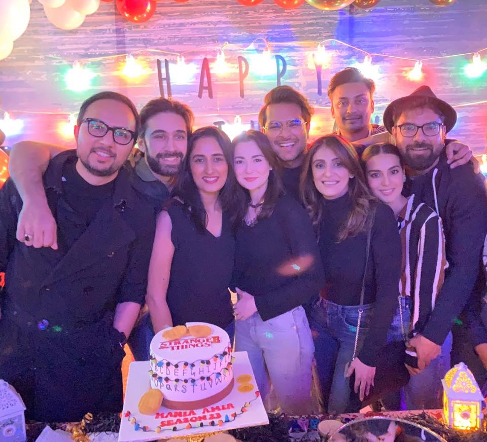 Asim Azhar Throws a Surprise Birthday for her Love Hania Aamir