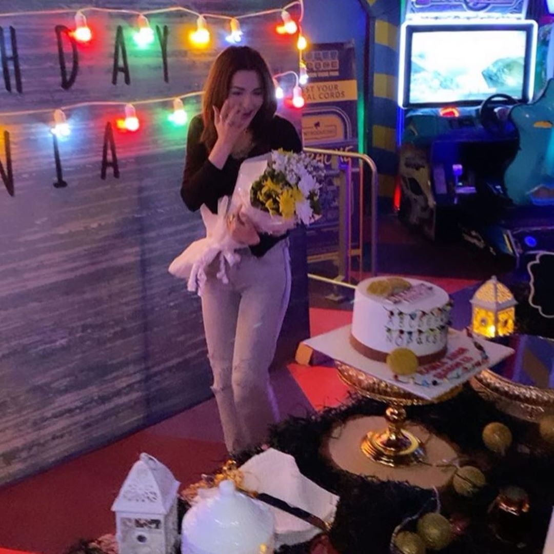 Asim Azhar Throws a Surprise Birthday for her Love Hania Aamir