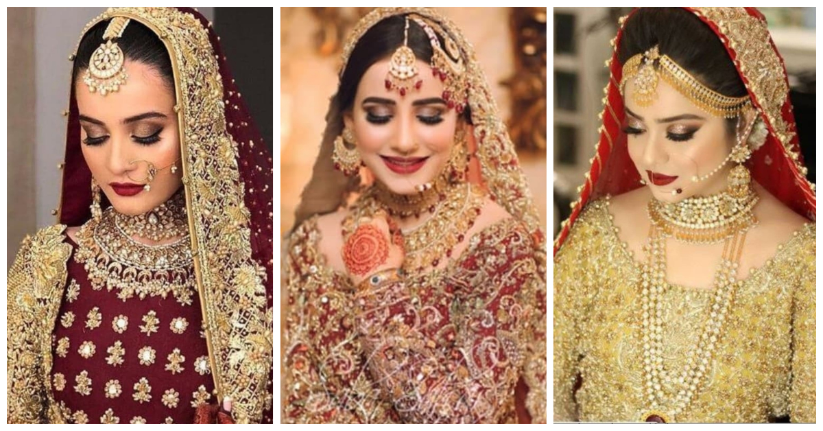 Pakistani Celebrity Brides Who Went For Heavy Bridal Makeup | Reviewit.pk