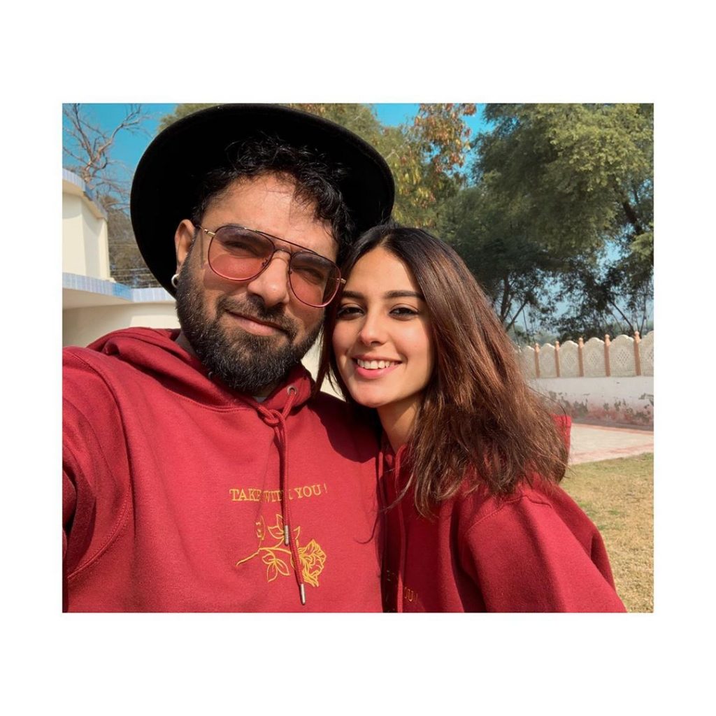 Iqra Aziz And Yasir Hussain Celebrate Valentine's Day