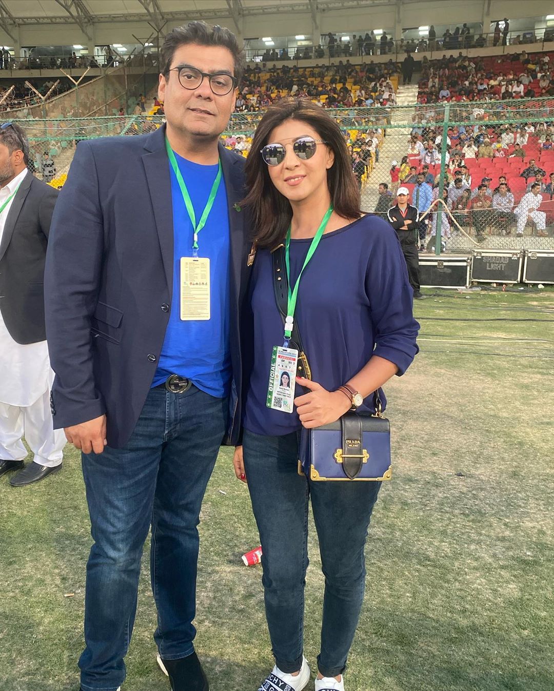 Celebrities Spotted at Karachi Stadium to Support Karachi Kings in PSL