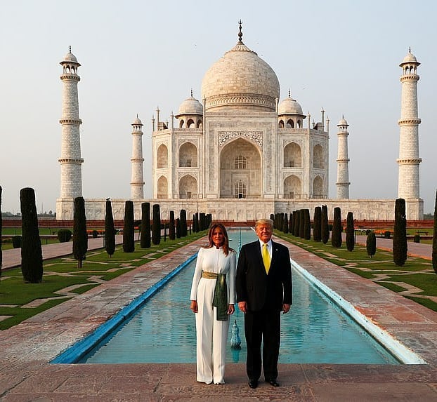 Melania Trump Wears Pakistani Colors In India