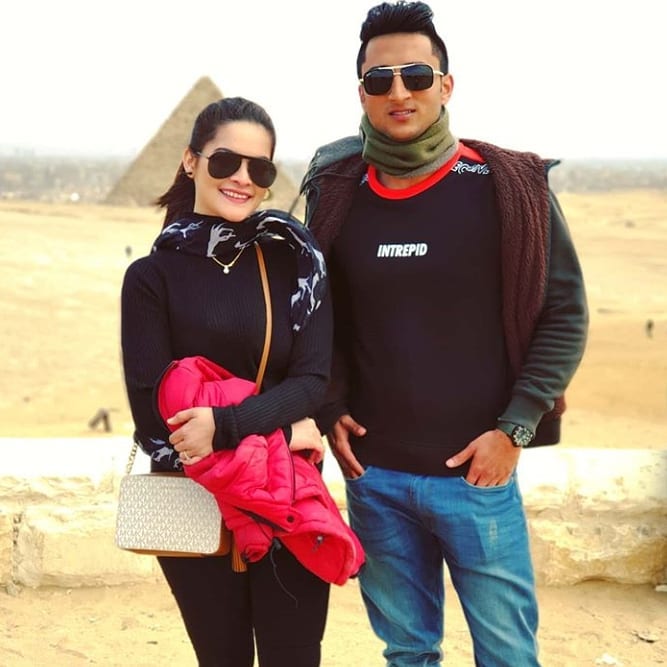 Minal Khan Enjoying Vacations with her Mother in Egypt