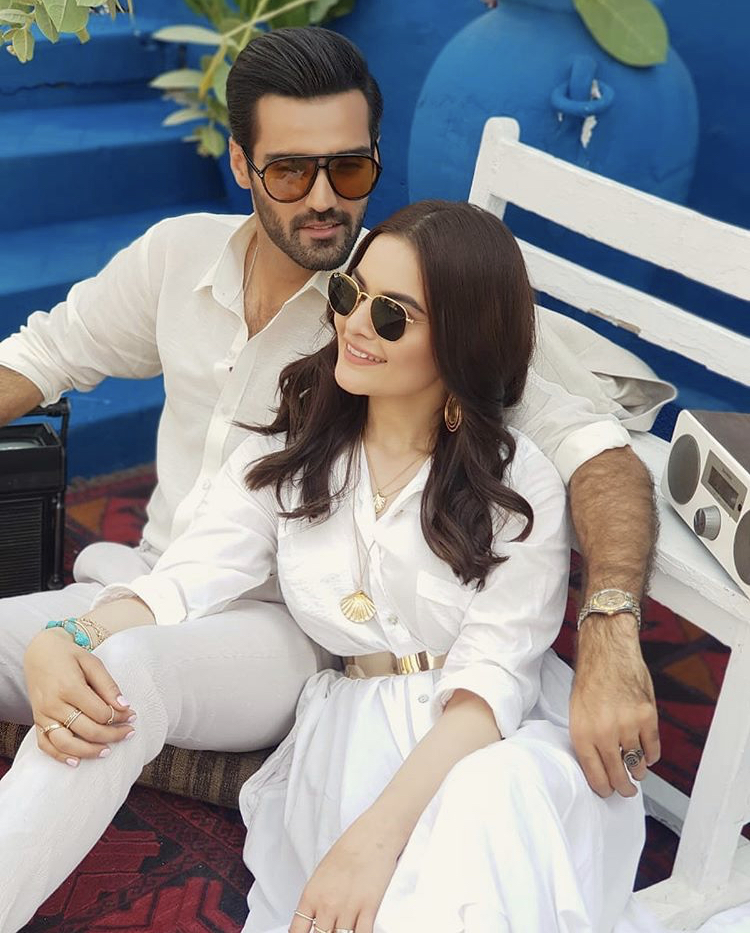 Minal Khan and Hasnain Lehri Latest Shoot for Borjan Shoes