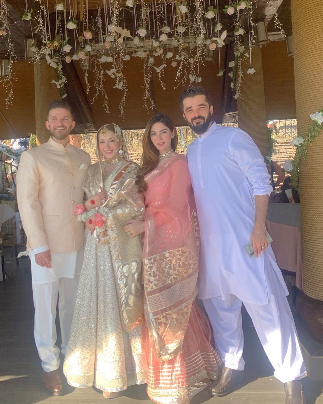 Beautiful Pakistani Celebrities on Their Sisters Wedding