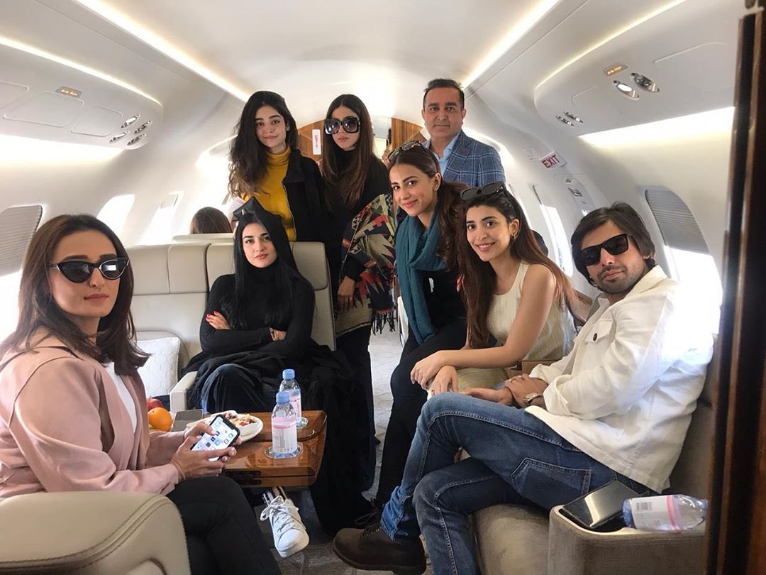 Pakistani Celebrities On Their Way To Attend PISA Awards 2020