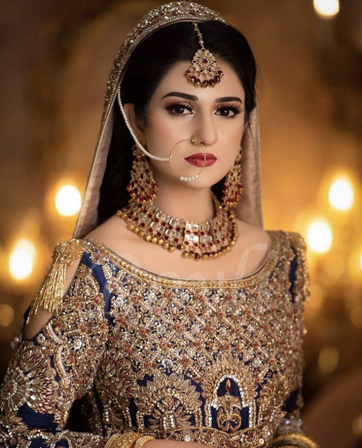 Sarah Khan Looked Gorgeous For Bridal Make-up Photoshoot | Reviewit.pk